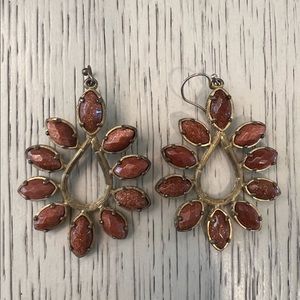Kendra Scott Nyla Earrings in Goldstone